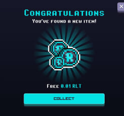 RollerCoin RLT Loot Drop