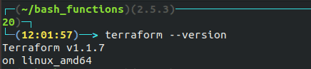 Terraform version on Ubuntu 18.04