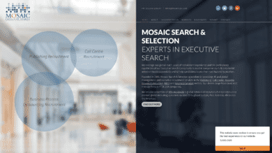 Bespoke CMS and Ecommerce build for Mosaic Search
